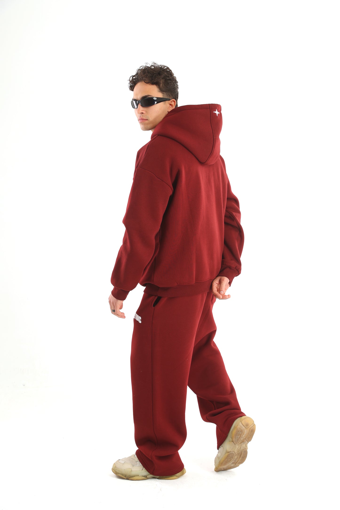 Structure 1.0 burgundy Hoodie